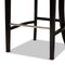 Baxton Studio Aldon Modern and Contemporary Grey Fabric and Dark Brown Finished Wood 2-Piece Bar Stool Set 181-11005-Zoro - alternate 3